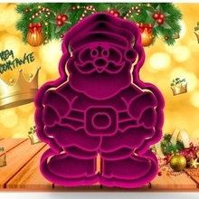 Natale 8cm taglio muffe biscotti fondente cactus torte acuto feste santa claus albero renna Casa neve celebrazione vacanze santo chiostro 3d print model - Mito3D