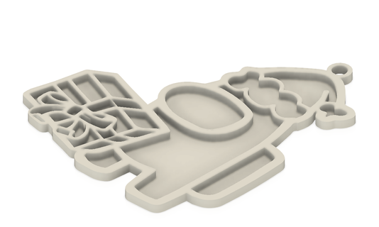 christmas among us cookie cutter 3d print model - Mito3D