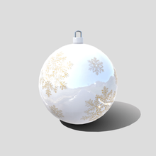 natale babule vari di le decorazioni l'albero gioco pronto low poly palla pallina 3d print model - Mito3D