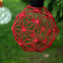 christmas ball verschiedene Kunst Dekoration Saison sls 3d geometrie ornament 3d print model - Mito3D