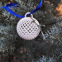christmas ball noel xmas deco bowls tree decoration bell hang hanging 3d print model - Mito3D