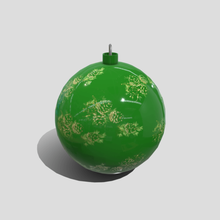 christmas ball various xmas decorations tree game ready low poly bauble 3d print model - Mito3D