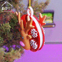 Navidad pelota ciervo caramelo estilo Papa Noel navidad natal alegre árbol snow diciembre Jesús lindo Galleta 3d print model - Mito3D