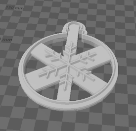 christmas ball cookie cutter 3d print model - Mito3D