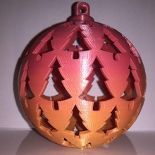 bola de natal ref 04 a arte o papai noel decoração garland christmass brinquedo árvore razão 3d print model - Mito3D