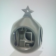 Navidad pelota santa bota Papa Noel claus 39 padre regalos 3d print model - Mito3D