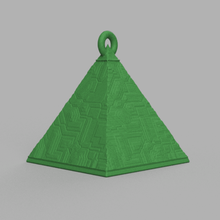 Weihnachten Ball Dreieck Kunst Noel Santa Baum Schnee Vater Pyramide 3d print model - Mito3D