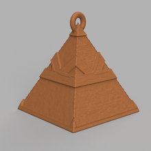 Noël Balle Triangle art noel Père arbre neige père pyramide 3d print model - Mito3D