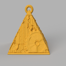 christmas ball triangle art noel santa tree snow father pyramid 3d print model - Mito3D