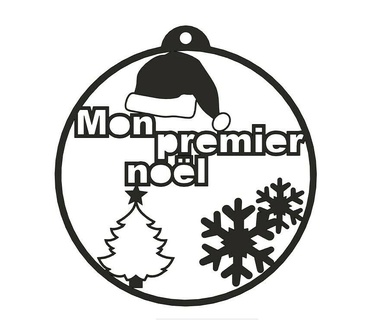 Noël babiole Accueil maison Balle noel décoration 3d print model - Mito3D