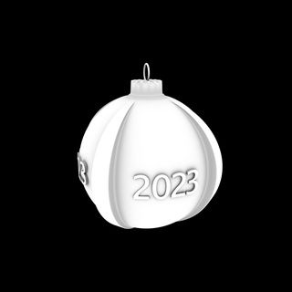 Natale pallina casa 2023 palla albero christmasxcults 3d print model - Mito3D