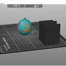 Noël babiole ornements boules 3d print model - Mito3D