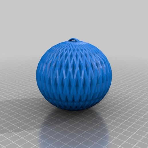 christmas bauble 3D print model - Mito3D