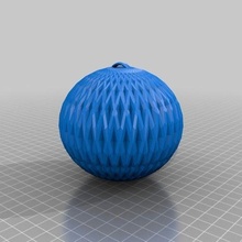 christmas bauble 3d print model - Mito3D