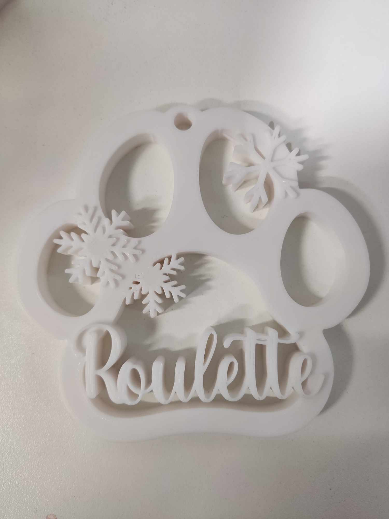 Weihnachten Flitter Roulette Zuhause Haus Ball Noel gabin stl Rad Pfote Hund 3D print model - Mito3D