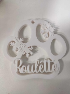 christmas bauble roulette Home ball from noel gabin stl wheel paw dog 3d print model - Mito3D