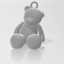 christmas bear ornament head tilt animals 3d print model - Mito3D
