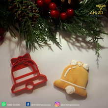 Noel çan kurabiye kalıbı ev cookiecutter fırında mutfak aracı eşyaları çerez kesici fondan biscuit keskin pişirme weihnachten xmas kampanya glocke 3d print model - Mito3D