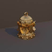 christmas bell dnd class - warrior fighter role deco decoration campaign dadosndrama 3d print model - Mito3D