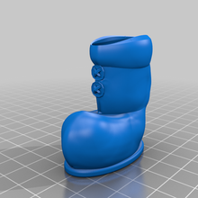 christmas boots tool boot shoes santa xmas decorations 3d printing 3d print model - Mito3D