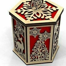 christmas box constructor 3d print model - Mito3D