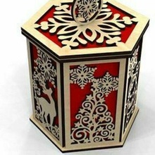 Natale scatola arredamento 3d print model - Mito3D