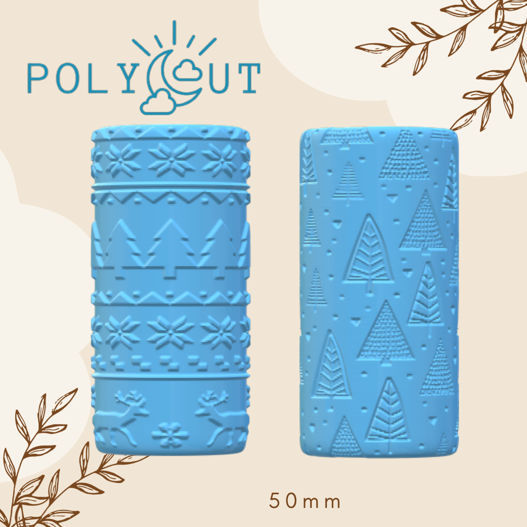 Natal argila rolos rolo cortador Argila polímero 3D print model - Mito3D