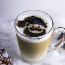 Weihnachts-Kaffee-Dekoration santa claus home Kunst Kaffee-shop Vater 3d print model - Mito3D
