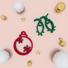 christmas cookie cutter accessories tool merry-christmas tree decoration hohoho newyear holiday winter snow santa jesus christians happy peace wishes joy magic eid fiesta celebration 3d print model - Mito3D