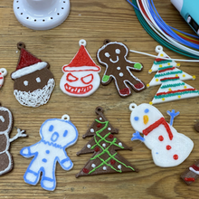 christmas cookies tinkercad + 3d pen 3dpen cookie decoration eunny gingerbread santa tutorial decor 3d print model - Mito3D
