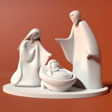 Navidad cuna Arte natividad maria Jesús decoración Joseph religión religioso cristiano navidad marie celebracion 3d print model - Mito3D