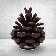 christmas decoration - natural pine cone art deco dyi made ornament xmas fir tree ball 3d print model - Mito3D