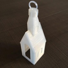 decorazione di natale chiesa casa byctrldesign 3d print model - Mito3D