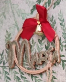 christmas decoration name mari 3d print model - Mito3D