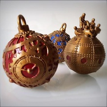 christmas decorations ornaments home ball steampunk santaclaus perennial 3d print model - Mito3D