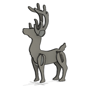 christmas deer Various new year constructor toy 3d print model - Mito3D