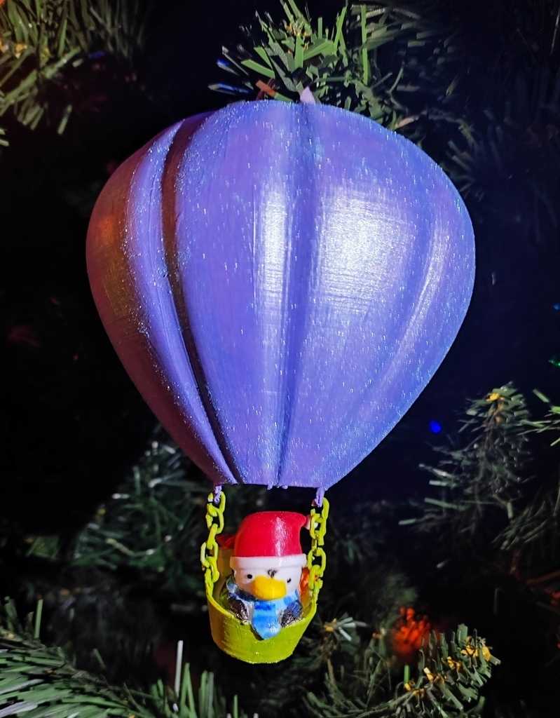 Noël livraison manchot art bola Navidad ornement holidays2023 3D print model - Mito3D
