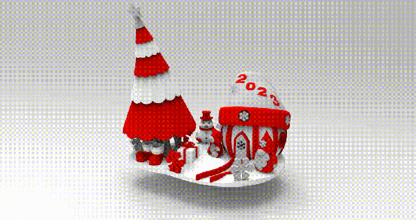 Navidad diorama Arte 3d print model - Mito3D