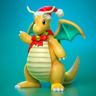 Navidad dragonita Arte pokemon pokemongo pokemons eevee vaporeon jolteon Flareon espeon umbreon Leafeon galceón Sylveon Pikachu 3d print model - Mito3D