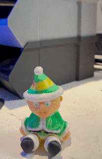 Noël elfe art dadtaxes copain étagère 3d print model - Mito3D
