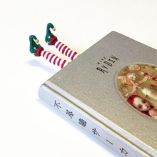 christmas elf bookmark art claus santa gift oztemel merve design christmasgift bookmarks 3d print model - Mito3D