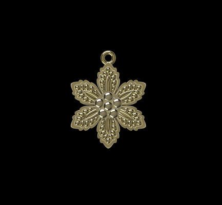 natale fiore pendente gioielleria collana squillare braccialetto orecchini pietra preziosa diamante oro argento personalizzato vintage nozze fidanzamento bene lusso perla zaffiro smeraldo impostato 3d print model - Mito3D