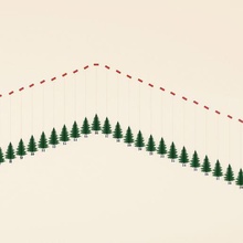 Natal festão arvores arte árvore cultsfiverr 3d print model - Mito3D
