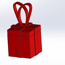 christmas gift home 3d print model - Mito3D