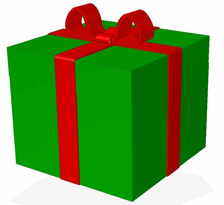 christmas giftbox Various box present various miscellaneous uncategorized 3D print model - Mito3D