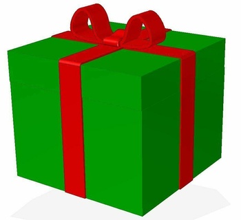 Noël boite cadeau boîte présent catégorisé 3d print model - Mito3D