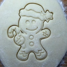 Natal Pão gengibre homem biscoito cortador brinquedo biscoitos noel Natale pão 3d print model - Mito3D