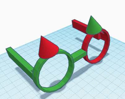 Natal óculos cultos natal 3d print model - Mito3D
