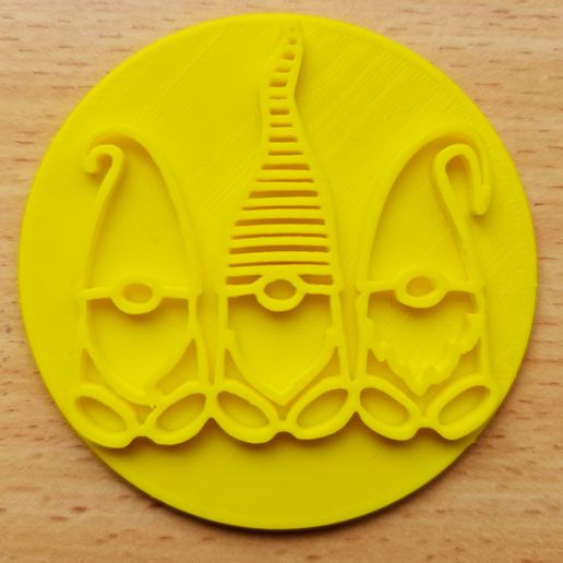 Noël gnome embosseur commercial 3D print model - Mito3D