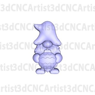 christmas gnome ornament cnc mold making 3d printing craft molds chocolate silicone bath bomb accessory embellishment cabachon magnet print high poly plaster resin 3d print model - Mito3D